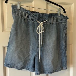 Gap Paperbag Jean Shorts with Tie Waist